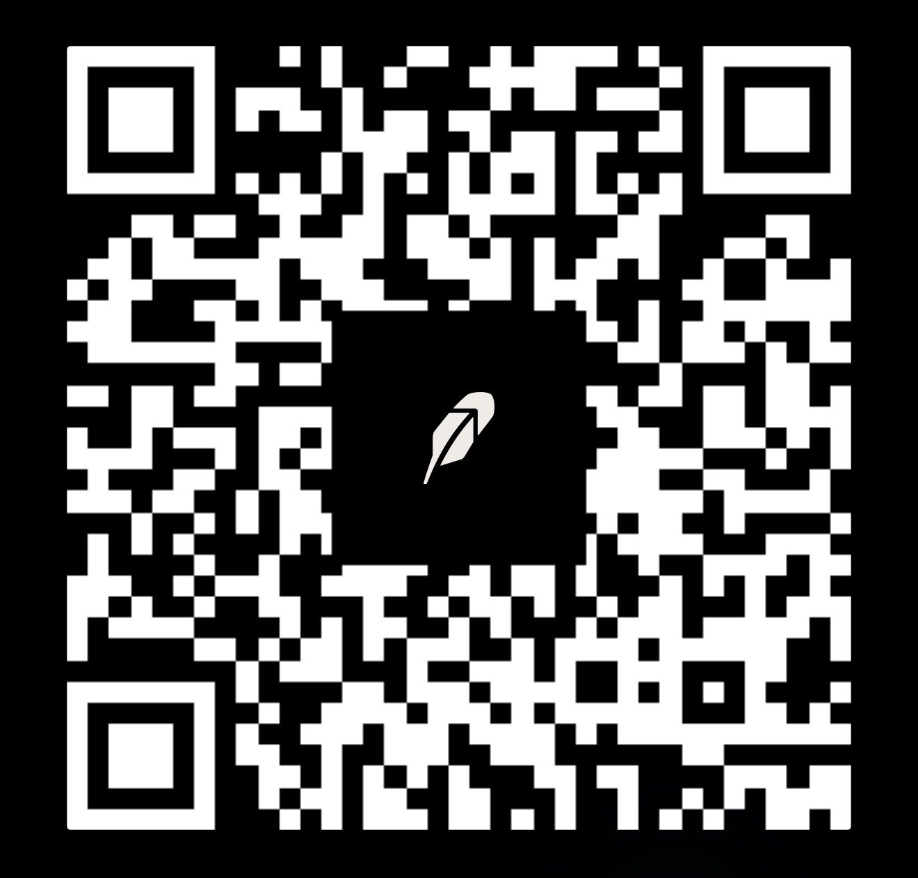 QR para recibir USDT en Robinhood Wallet